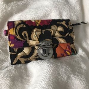 Vera Bradley ID Case with Zipper Pocket